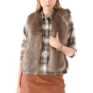 Club Monaco Matilda Faux Fur Vest